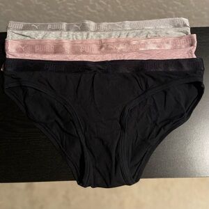 Puma Kids Bottoms - Black, Pink, Gray Trio